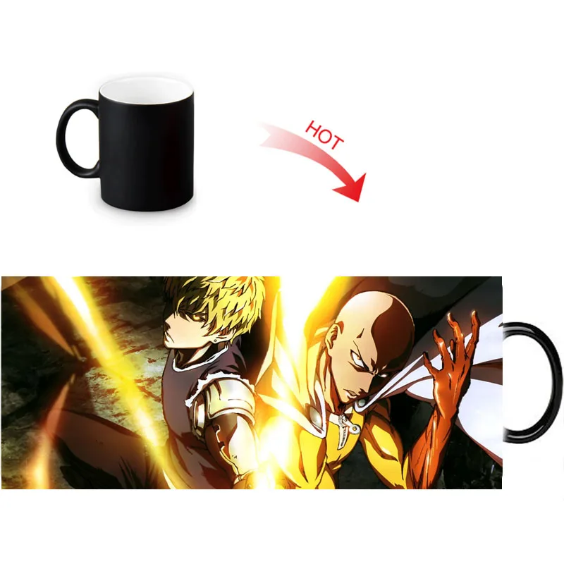 Один удар-человек печать изменение цвета/изменение керамики Морф кружка