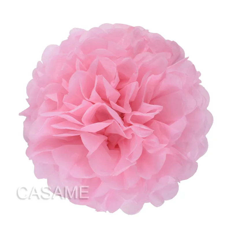 pink Высота каблука 10 см, каблук 15 см, 20 см, 25 см, свадебных платьев, декоративных изделий и Бумага помпонами Pom Poms 4 6 8 10 дюймов шары вечерние дома декоративная ткань украшения ко дню рождения - Цвет: pink