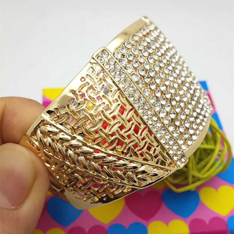 2016 модные свадебные ювелирные наборы из африканских бусин Дубайский Золотой