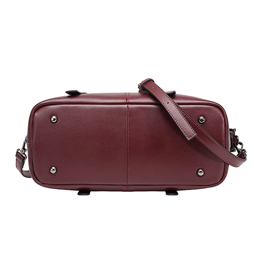 2018 женская сумка из натуральной кожи Бостон Новая европейская одноцветная