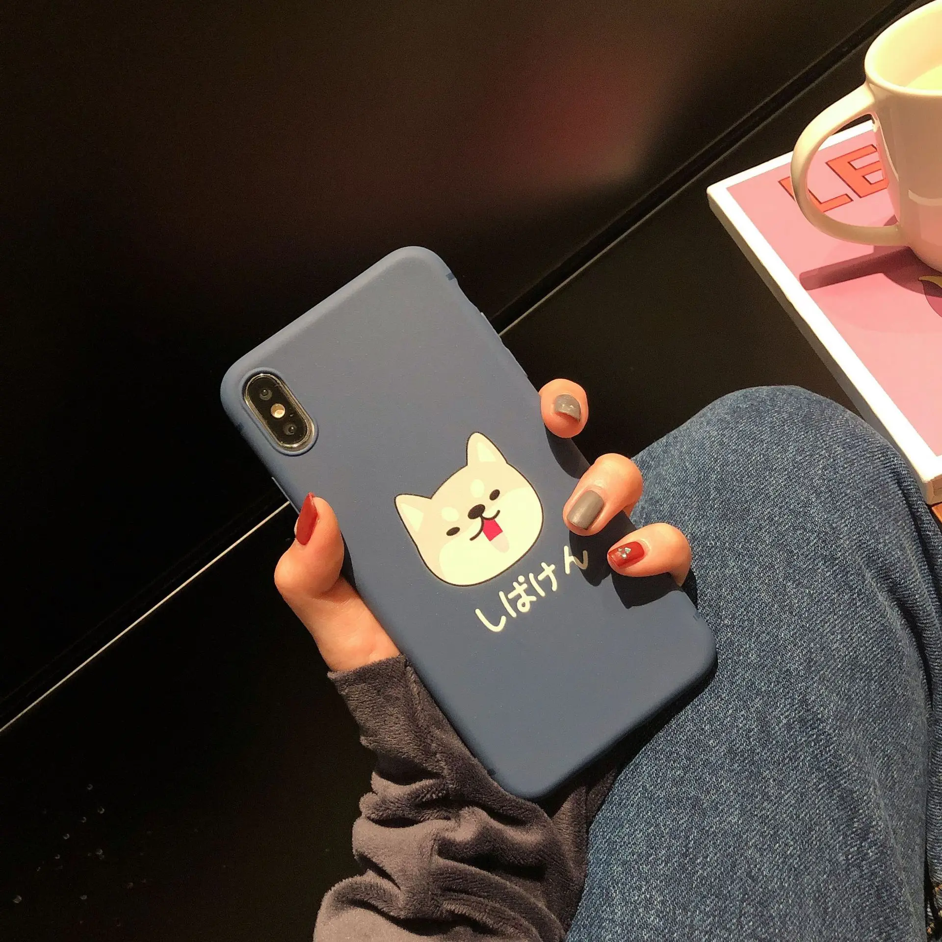 Модные милые пёс из мультфильма свинья чехол для телефона iPhone 6 6S 7 8 Plus X XR XS MAX