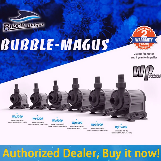 Bubble-Magus Rock WP3200 WP4200 WP8000 WP10000 водяной насос для пресной/Морской коралловый риф аквариум авторизованный дилер