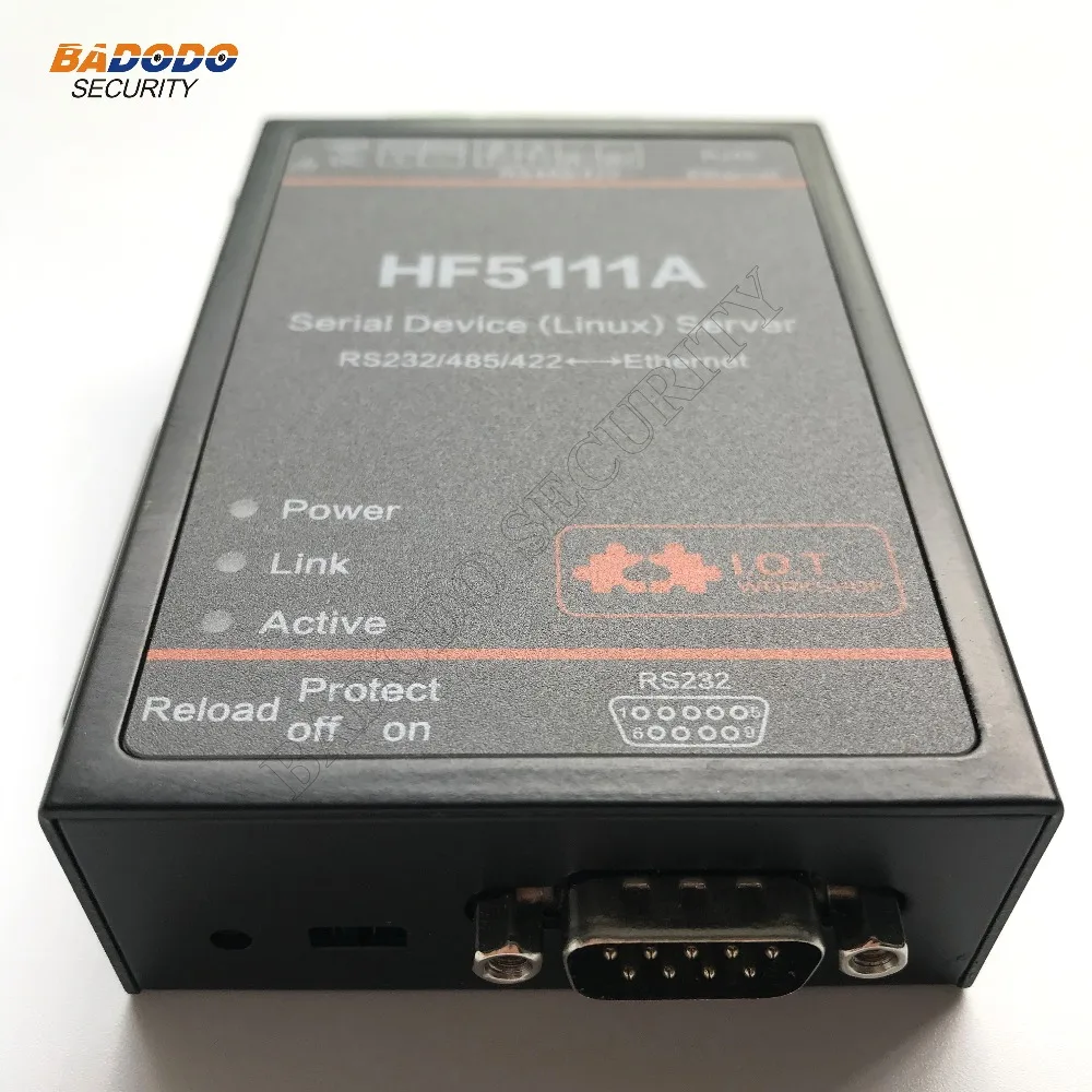HF5111A 1 порт RJ45/RS232/RS485/RS422 последовательный для Ethernet Linux сервер поддержка TCP/IP/Telnet/Modbus