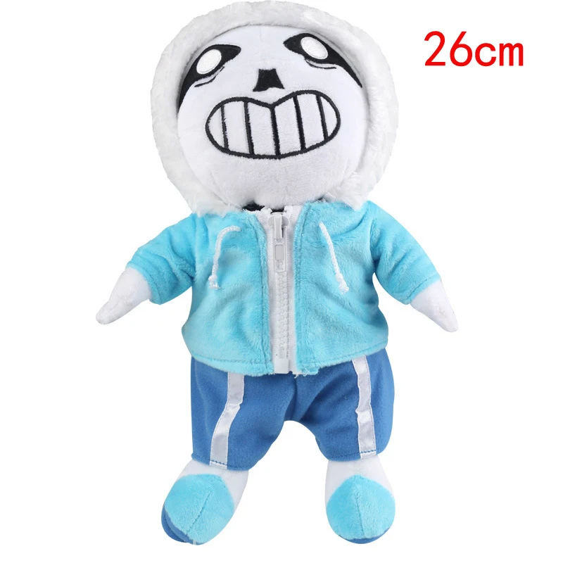 26cm Sans 11 видов стилей Undertale плюшевая игрушка кукла 20-35 см Санс и папирус из сказок подземелья Frisk Chara Temmie плюшевые мягкие игрушки для детей детские подарки - Цвет: 26cm Sans