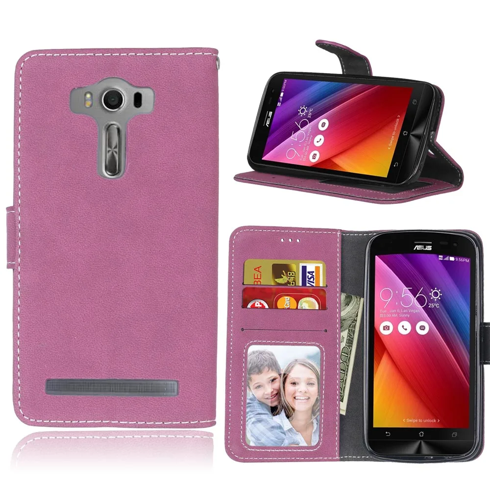 Кожаный чехол-кошелек для ASUS ZenFone 2 Laser ZE500KL Z00RD Z00ED, чехол-кошелек для телефона, чехол-книжка для ASUS ZE500KL ZE500KG, сумка