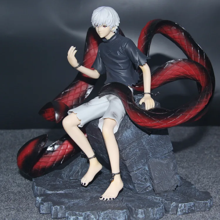Токио упыри Kaneki Кен фигурку аниме модель патч сидя куклы украшения фигурка