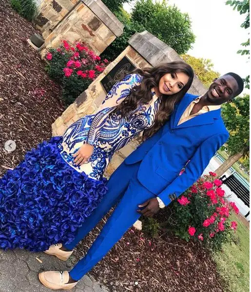 Hand Made Flower Mermaid Prom Dresses 2019 New Royal Blue Long Sleeve Floor Length O Neck Formal Evening Dress Party Gowns | Свадьбы и