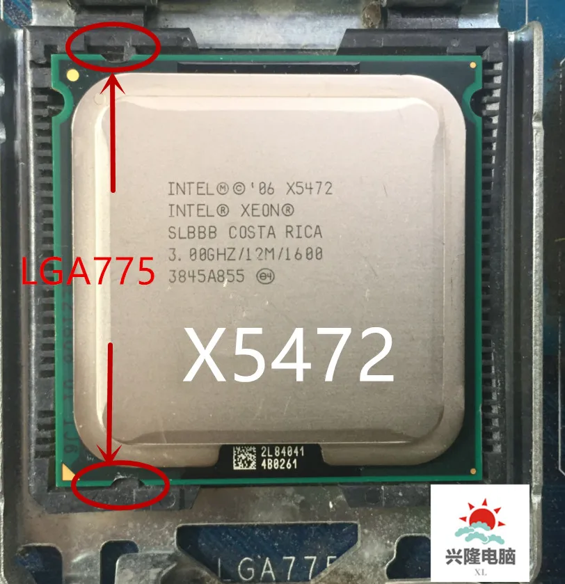 Процессор Intel xeon X5472 SLASA SLBBB 3 0 ГГц/6 МБ/1600 МГц/ЦП аналогичен LGA775 Quad Core Q9650 работает на