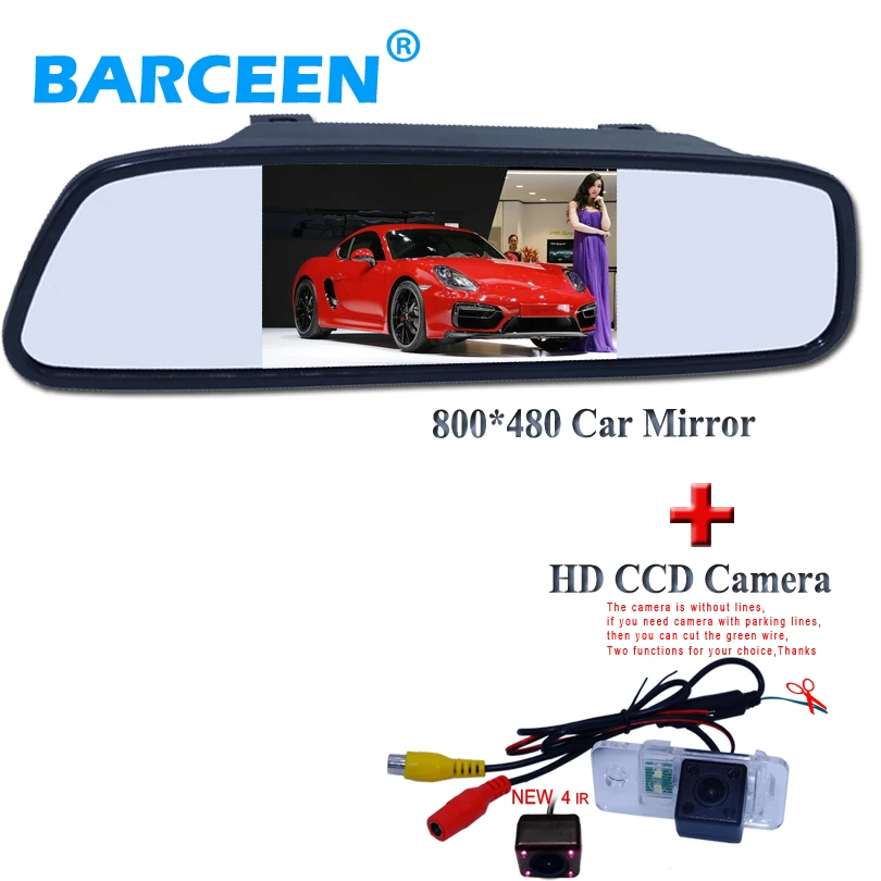 

Use for AUDI A6L 2009~2011 /A4 /A3/ Q7 /S5 4 ir original car parking camera with car monitor bring 4.3" lcd screen