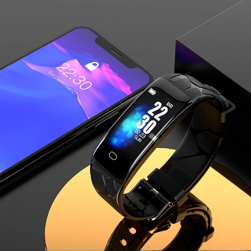 Smart Bracelet Ip67 Waterproof Heart Rate Monitoring Color Screen Sports Wristband Bluetooth Watch For Men Women | Электроника