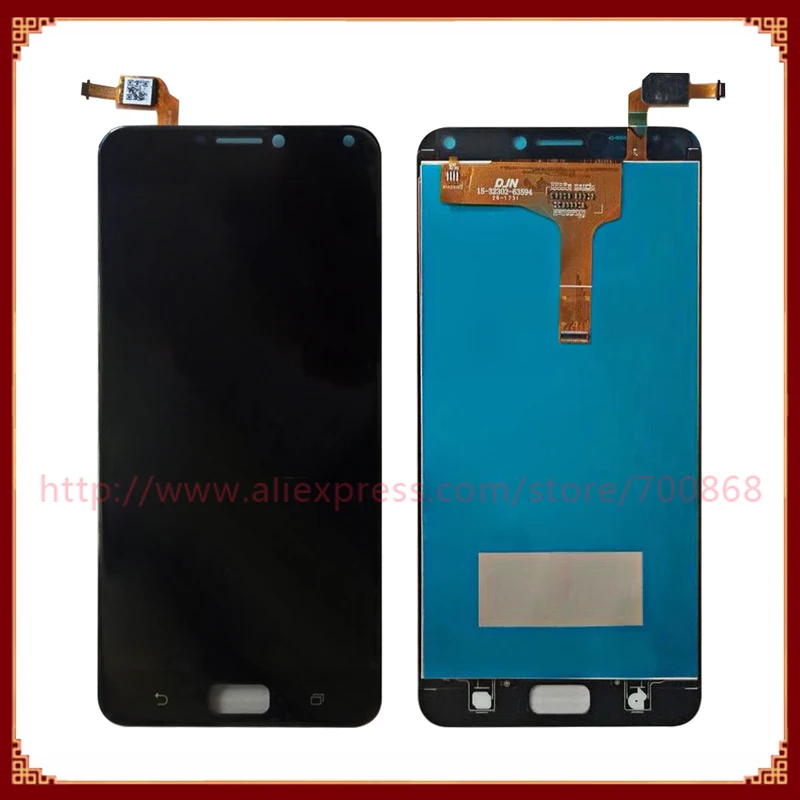Для Asus Zenfone 4 Max ZC554KL ZC520KL ЖК экран с сенсорным дигитайзером в сборе Бесплатная