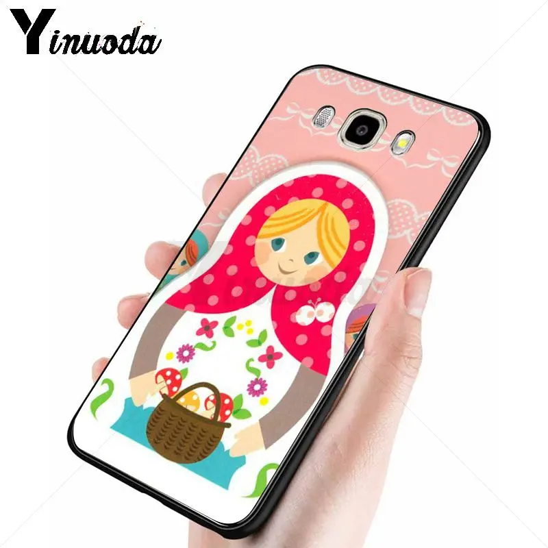 Yinuoda милый чехол для телефона с изображением русских кукол Матрешка Samsung Galaxy j6plus j7
