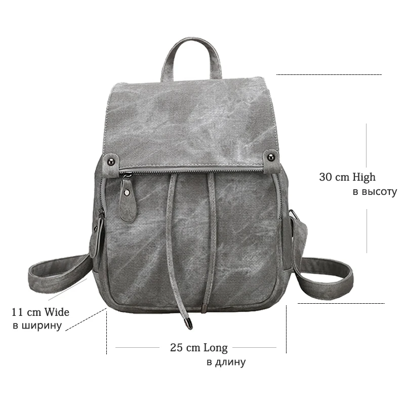 Женский рюкзак из искусственной кожи школьный для подростков 2019|Мужские рюкзаки|