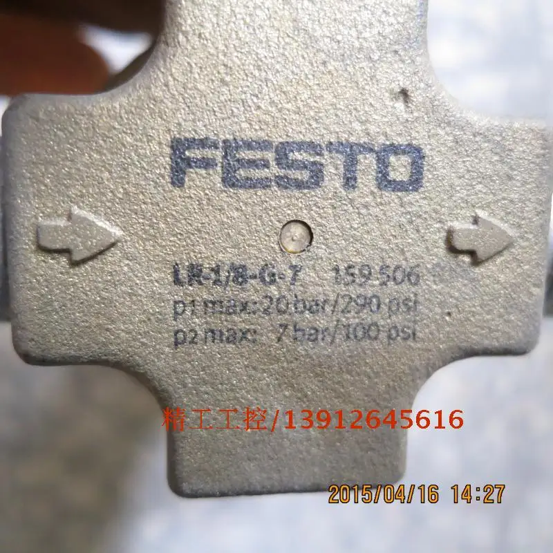 

[SA] Германия FESTO оригинальный подлинный клапан LR-1/8-G-7 159506 Точка a -- 2 шт./лот