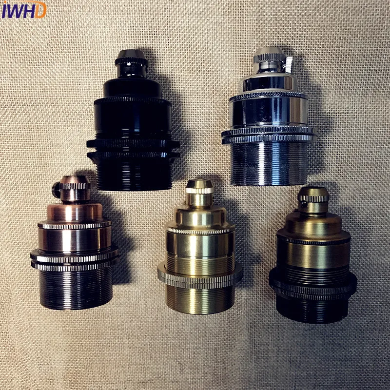 Винтажный медный патрон для лампы Эдисона Цоколь E27|e27 lamp holder|douille e27socket vintage |