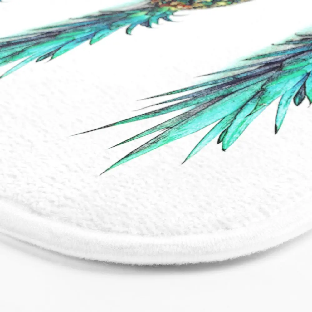 Tri Soldier Pineapples Bath Mat 17&quot x 24&quotPattern Fleece Rug Anti-Slip Doormat Home Decor | Дом и сад