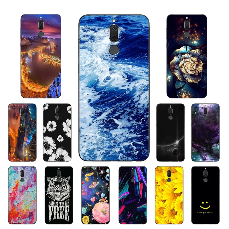 Чехол для Huawei Mate 10 Lite 5 9 &quotчехлы телефонов с принтом&quot волны &quotдля Nova 2i Мягкая
