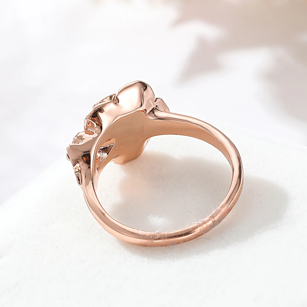 XZP винтажные эмалированные розовые Цветочные Подвески кольцо для женщин подарок