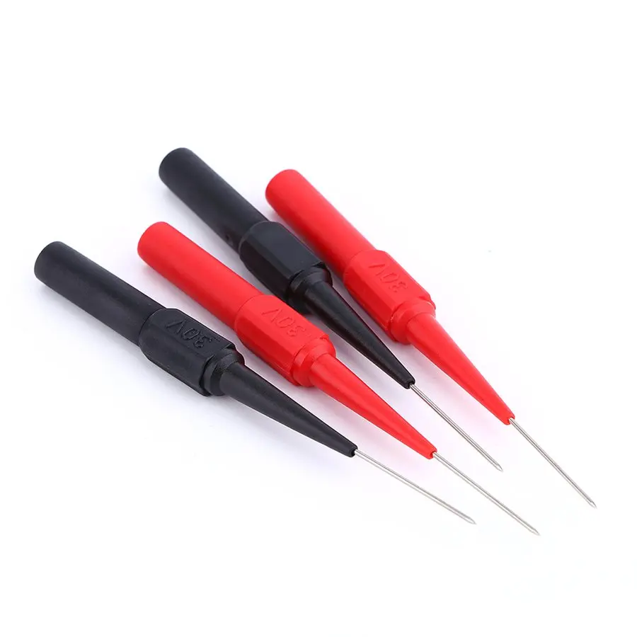 4 шт. неразрушающего контроля с Проколом изоляции иглы мультиметр Тесты зонды 30 в