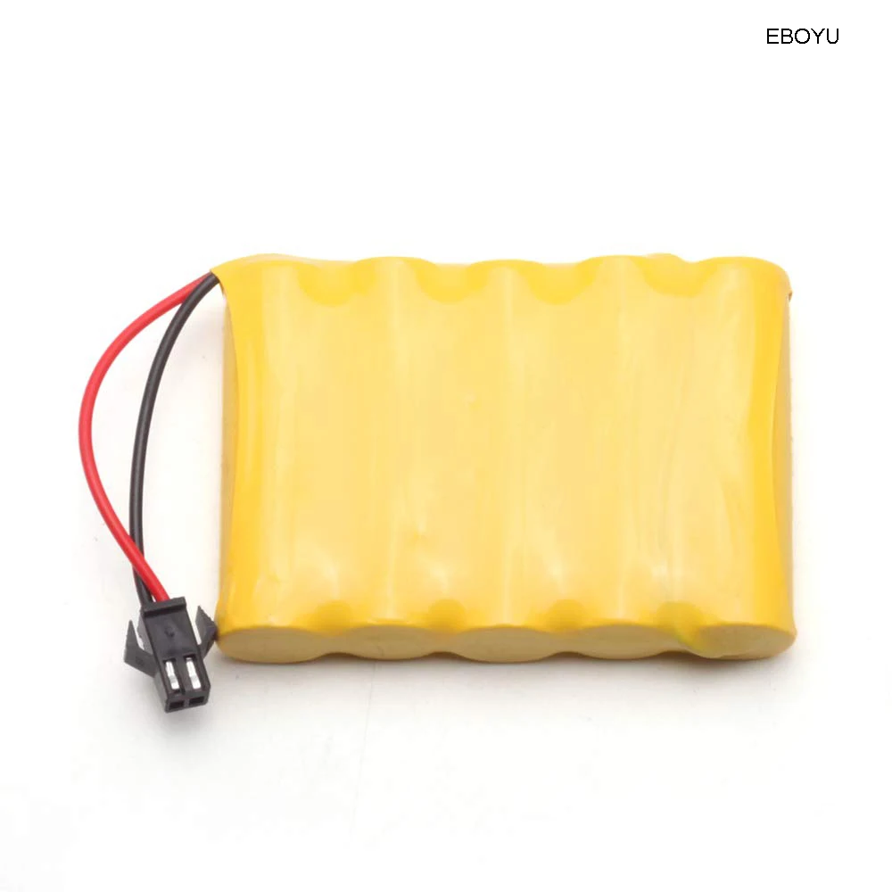 EBOYU 6V 700mAh Ni-Cd аккумулятор с SM 2P разъемом для WPL B1 B24 B16 C24 C14 RC грузовик 2,4G 4WD RC Гусеничный RC автомобиль
