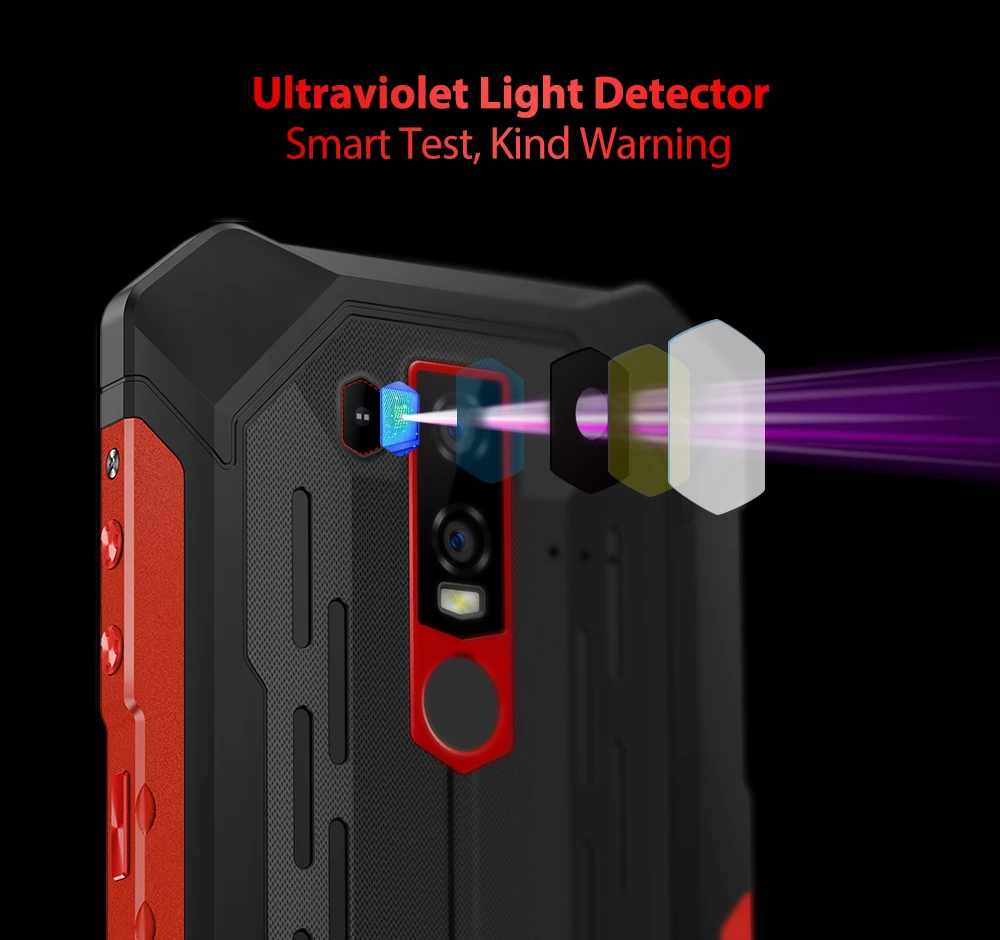 Мобильный телефон Ulefone Armor 6E, 6,2 дюймов, 4 Гб ОЗУ, 64 Гб ПЗУ, Восьмиядерный процессор Helio P70, Android 9,0, две sim-карты, Беспроводная зарядка, смартфон