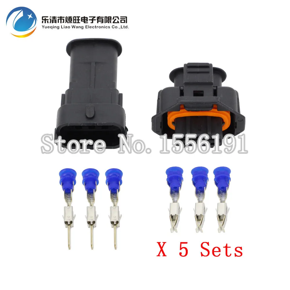 5 комплектов 3 Pin DJ7036A 3.5 11/21 Женский Мужской мм разъем для датчика Автомобильный