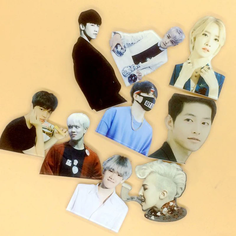 Акриловые Броши 1 шт. Мультяшные корейские актеры сон Джун Ки броши для рюкзака