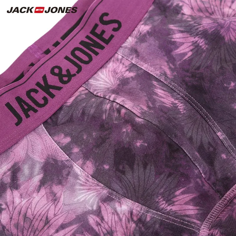 JackJones мужское трикотажное нижнее белье с принтом из легкого стрейчевого хлопка
