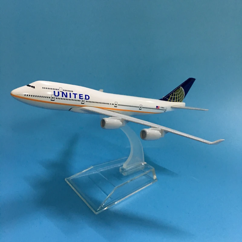 JASON TUTU самолеты самолет 16 см 1:400 Юнайтед Боинг B747 400 Модель самолета аэроплана