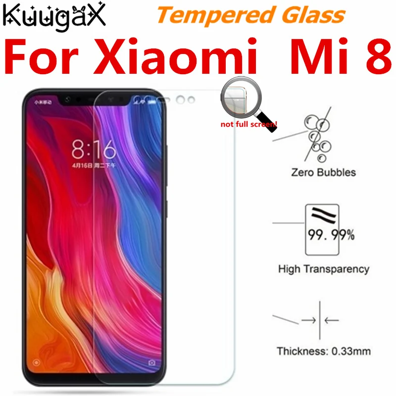 Защитная пленка для экрана из закаленного стекла смартфона Xiaomi 8 Mi8 SE 9 H
