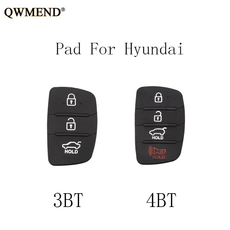 QWMEND 2 шт. * Чехлы для автомобильных ключей Hyundai IX35 IX25 IX45 Elantra Santa Fe 2013 2014 2015 2016 2017