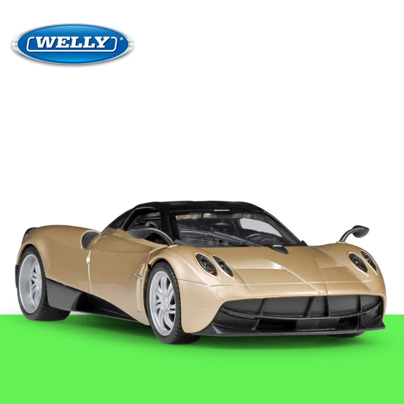 1:24 Welly PAGANI HUAYRA Золотой/белый/красный/синий литой модельный автомобиль