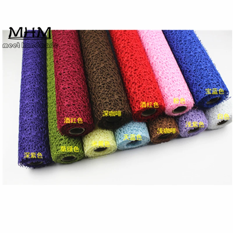 Подарочная упаковочная бумага для цветов Упаковочная креповая сетчатый