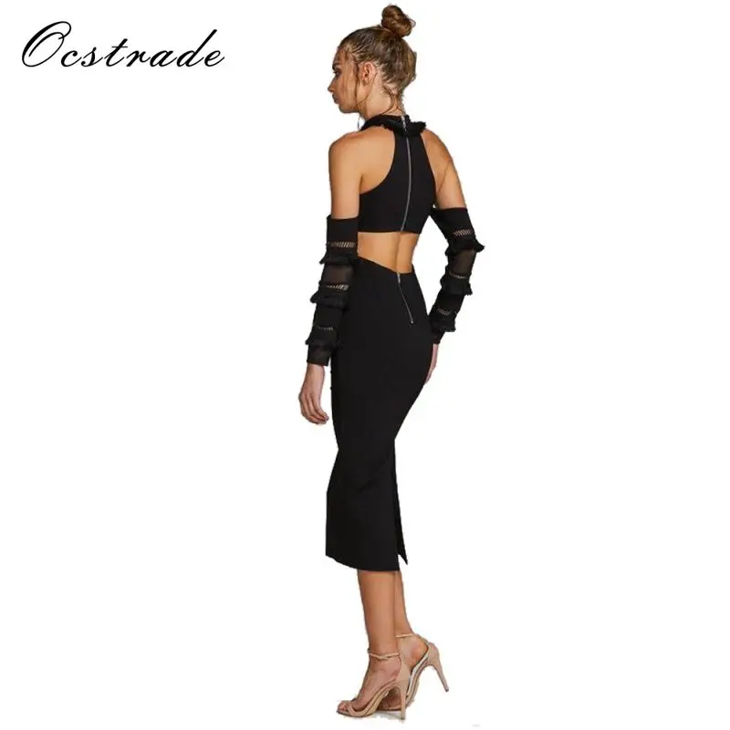 Ocstrade облегающее платье 2017 сексуальное Бандажное Новое поступление женское