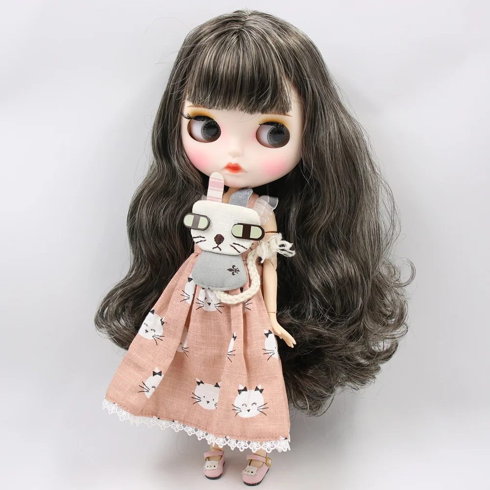 Кукла на заказ ICY DBS Blyth No.BL950/313 Black mix светлые волосы 1/6 bjd аниме ob24|Куклы| |