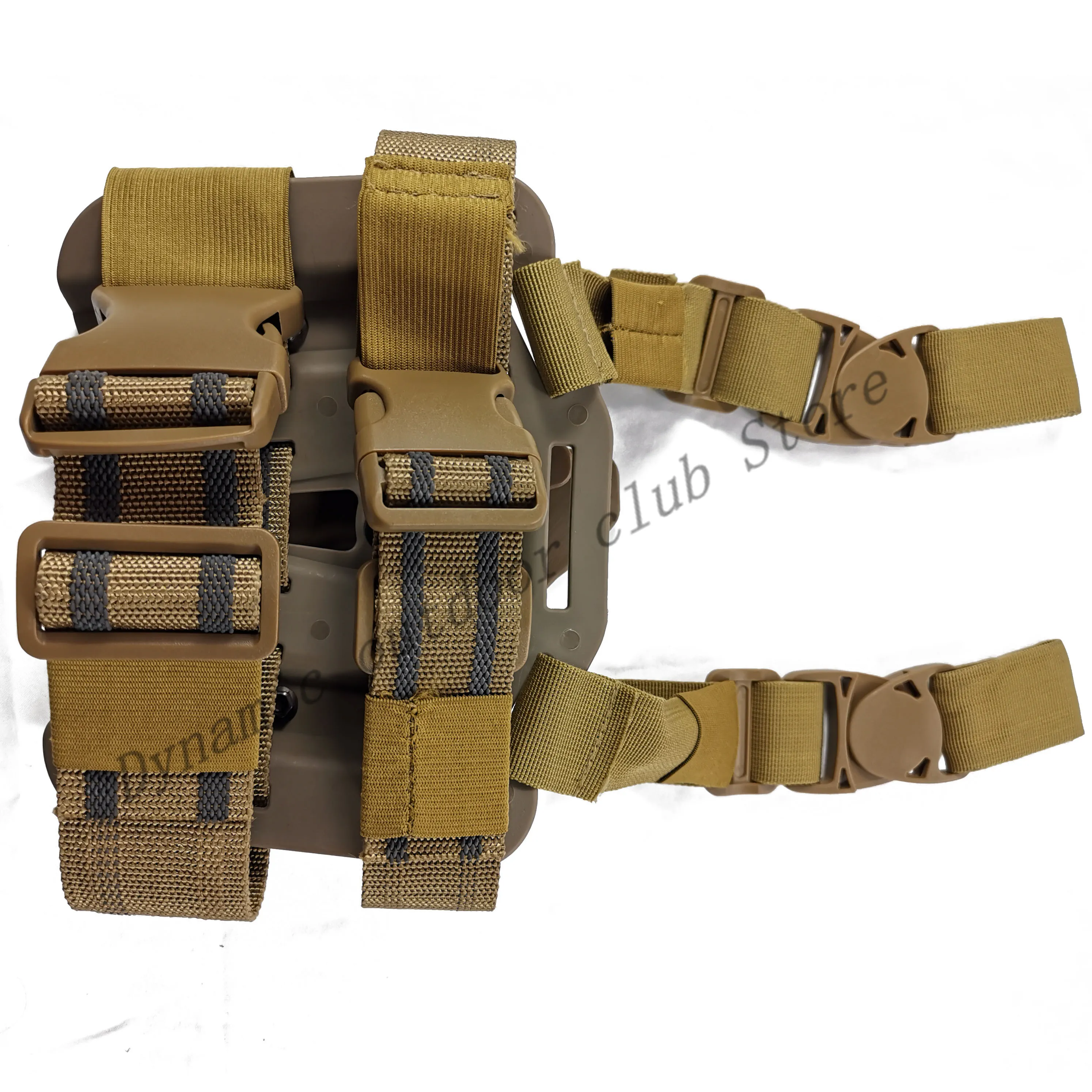 

CQC Glock 17 Leg Holster Tactical CS outdoor Games Quick Draw Pistol Holster w/ Magazine Pouch For Glock 17 19 22 23 31 32
