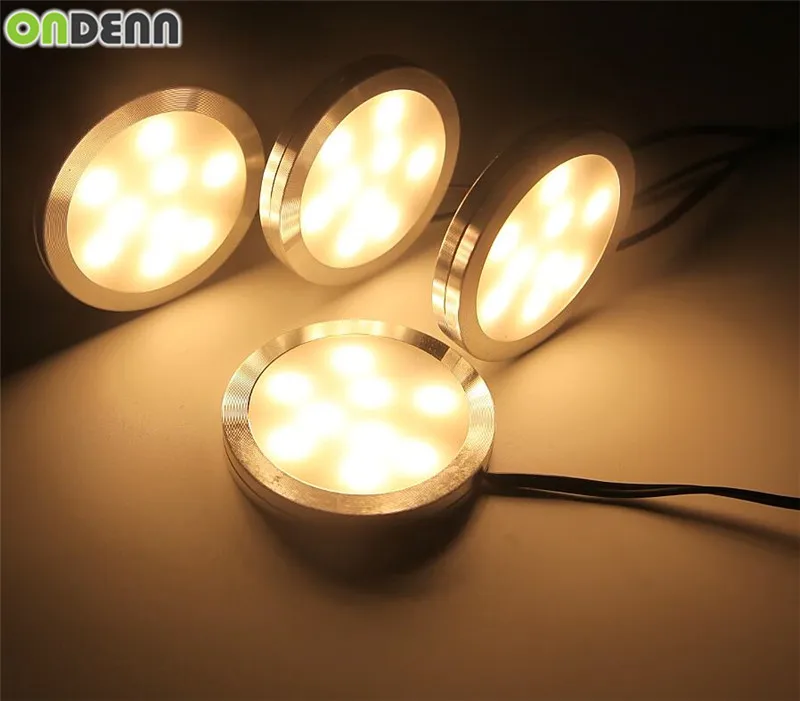 Светодиодные светильники для шкафа с двухсторонним переключателем 4 лампы в