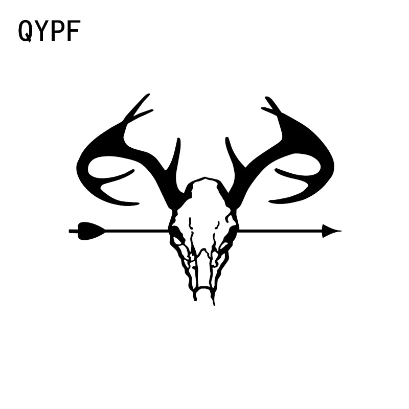 QYPF 14 7*11 5 см Модный арбалет Олень Охота Декор виниловая Автомобильная наклейка