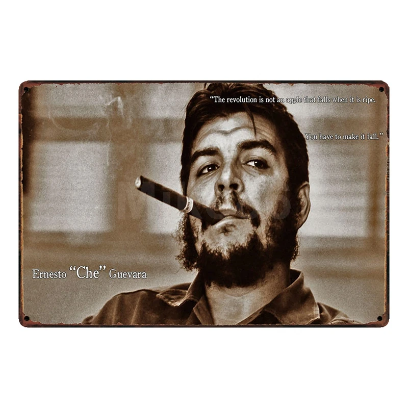 [Mike86] CHE GUEVARA металлический знак художественный настенный фестиваль украшение для паба кафе комнаты клуба вечерние настенная табличка в стиле ретро живопись FG-137 - Цвет: SL 9278