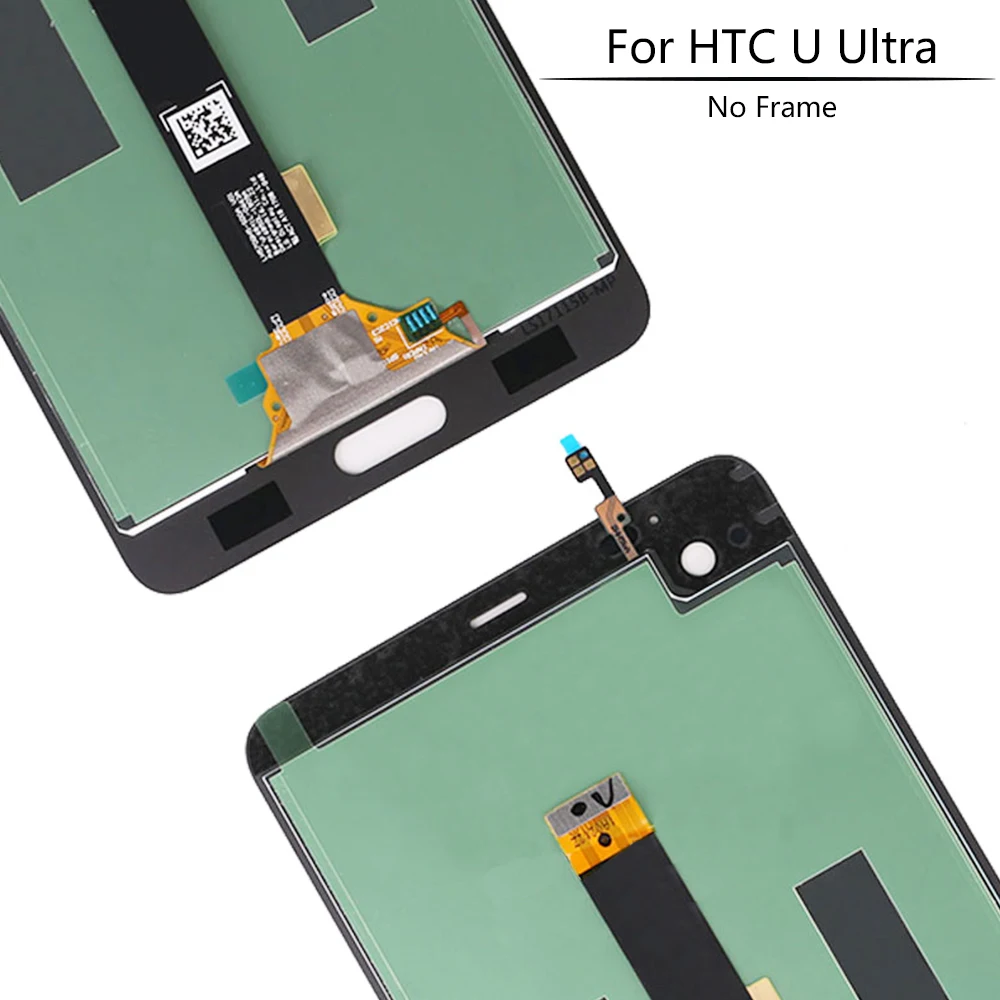 Оригинальный ЖК дисплей 5 7 дюйма для HTC U ULtra с рамкой замены дисплея Ultra U|Сенсорные