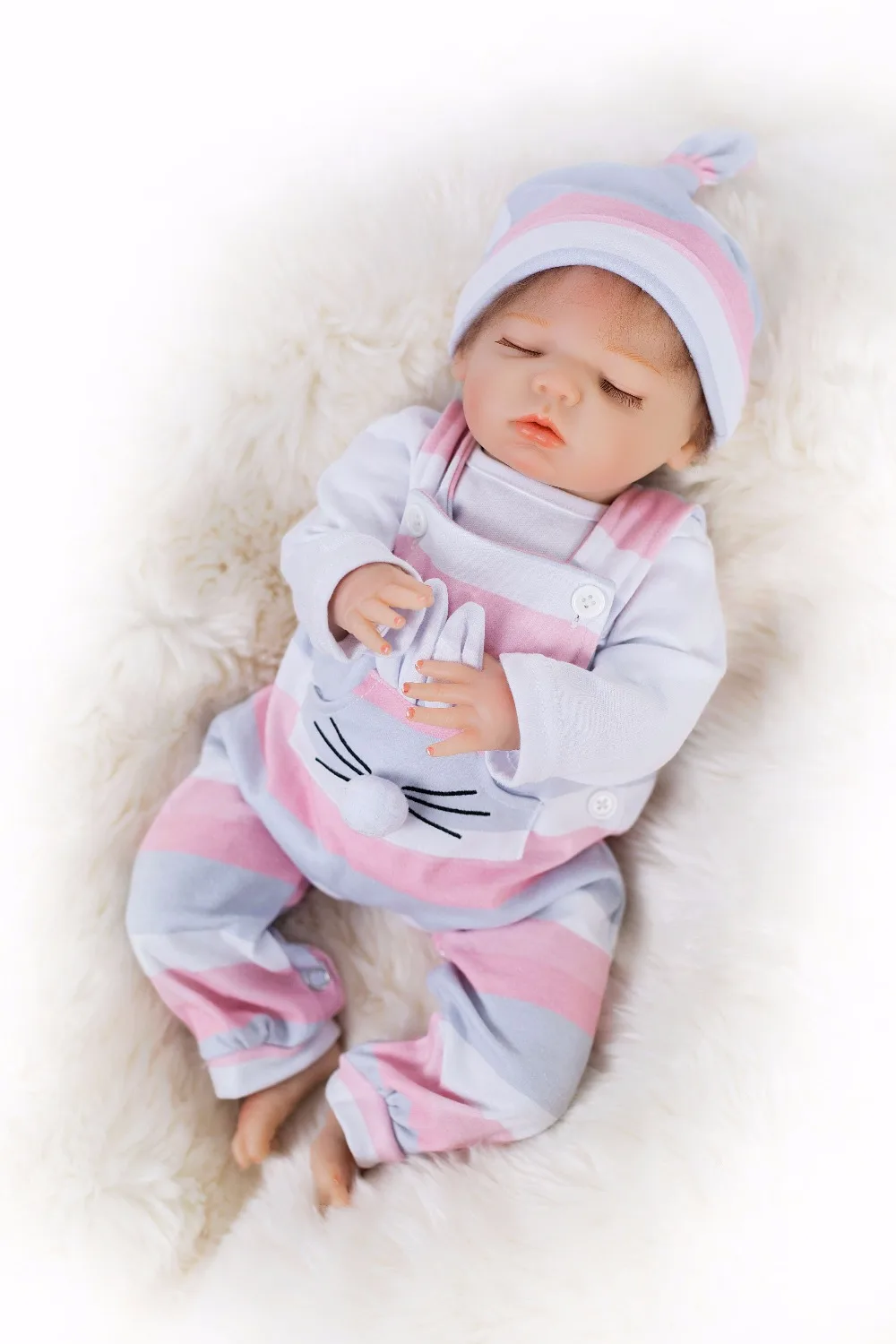 Силиконовая кукла-реборн для девочек 45 см | Игрушки и хобби