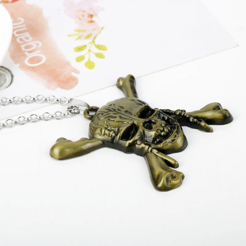 MQCHUN ожерелье Пираты Карибского моря горячая Распродажа Череп Кулон Джек