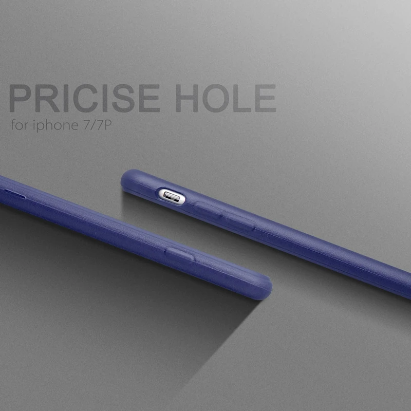 Retro Luxury High Quality Original Rubber Skin Case For iPhone 7 7S Ultra Slim Soft Silicone Cover Plus TPU Cases |