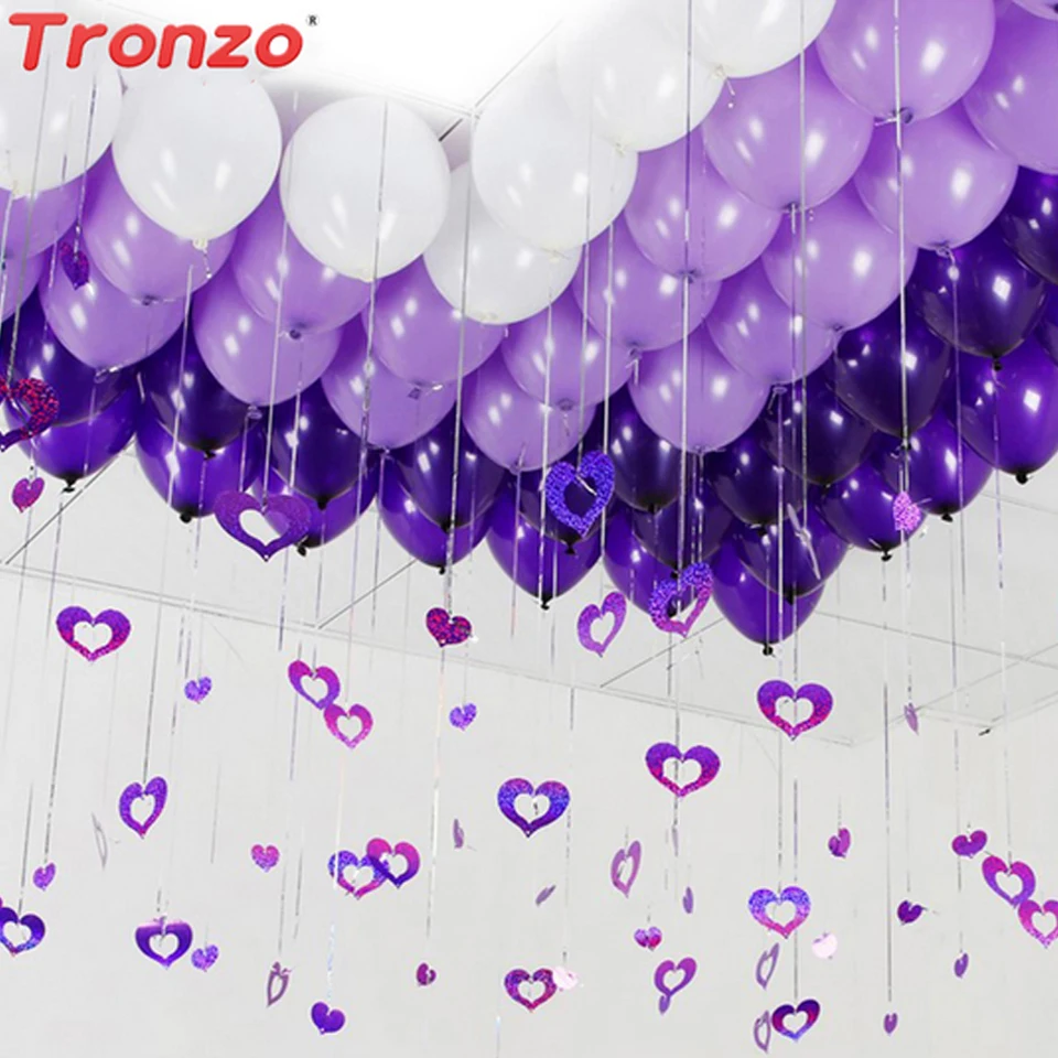 Свадебные блестки Tronzo свадебное украшение золото фиолетовое сердце