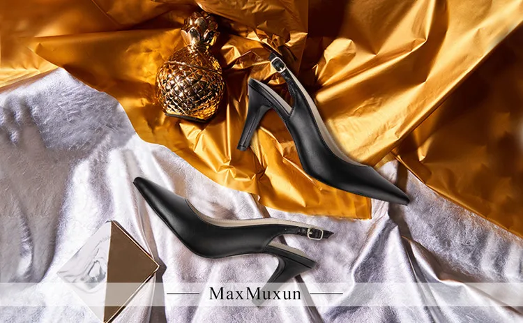 Maxmuxun/Женская обувь; туфли-лодочки на высоком каблуке; Цвет черный, серебристый, красный; пикантные модельные туфли с острым носком; босоножки на шпильке для свадебной вечеринки