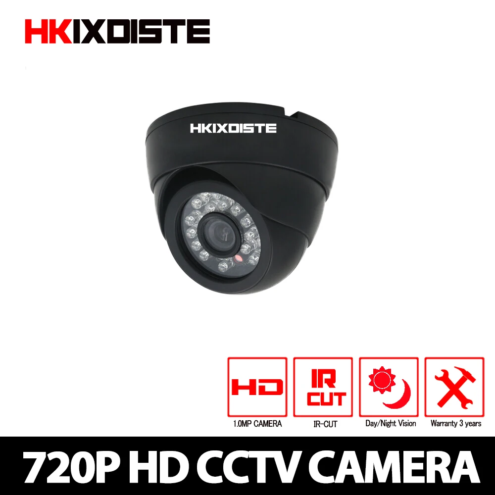 HD 720P 1080P CCTV AHD камера 1 МП 2 Мп видеонаблюдения CMOS 2000TVL 3 6 мм IR 30 м купольная ночного