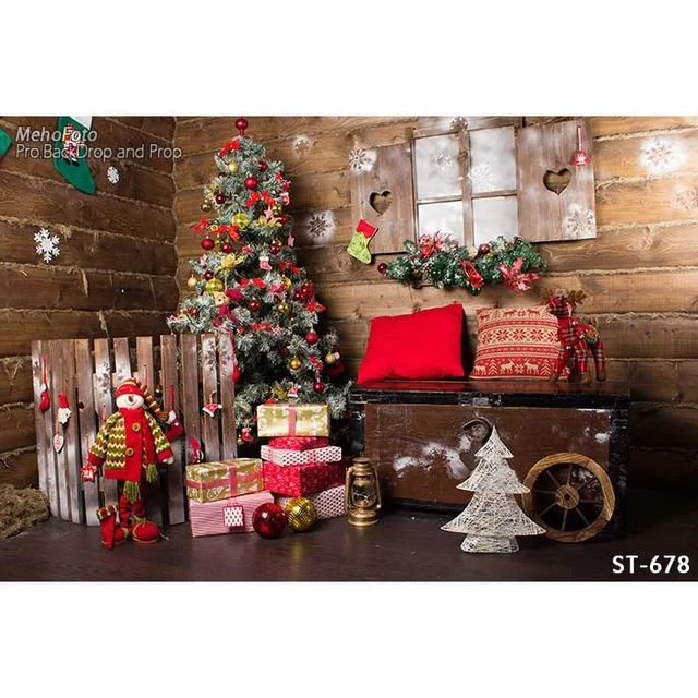 

Vinyl Christmas Theme party photography backgrounds Photography Backdrops computer printing backdrops for photo studio