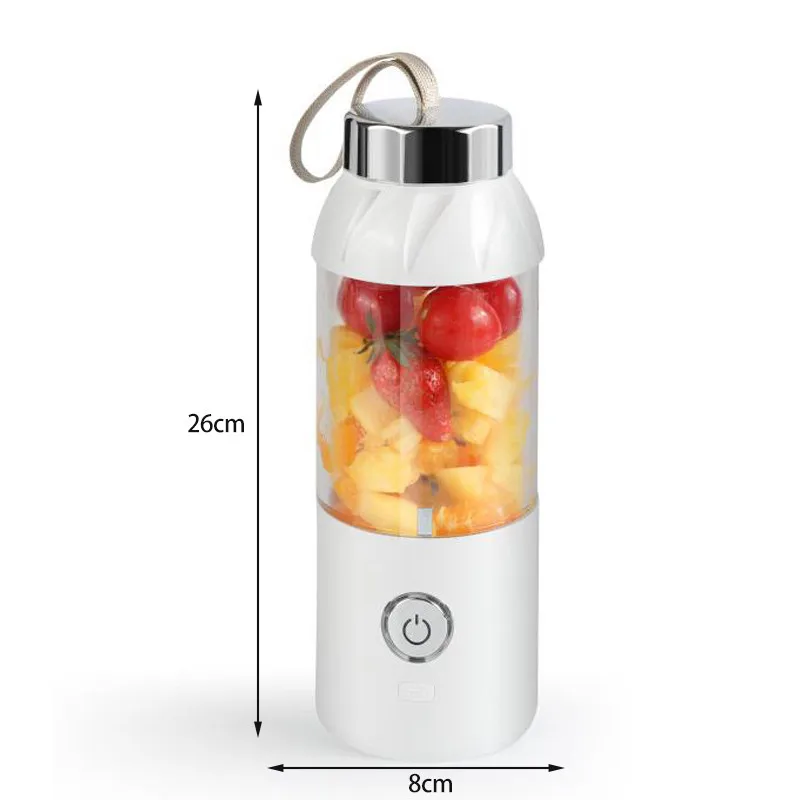 

550ML Portable 3 In 1 Electric Juicer Blender Automatic Multi-Functional USB Rechargable Juice Cup Mixer Baby Girls Juice Cup