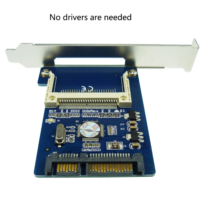 Конвертер CF в Sata По заводской цене компактный флеш-Merory Card до 2 5-дюймового 22pin SATA
