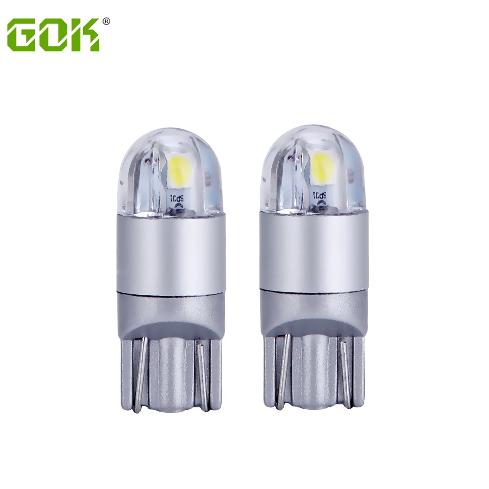 500 шт. T10 Светодиодные лампы белого цвета 168 501 W5W светодиодные на танкетке 2smd 3030